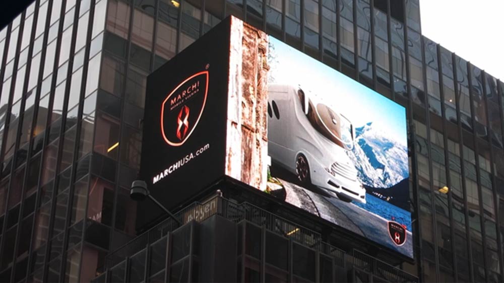 Marchi Mobile USA on Time Square